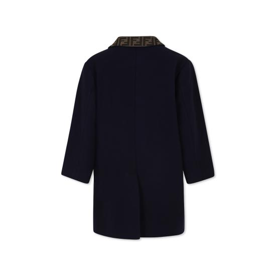 24FW [키즈] 펜디 코트 JUA214 ARSM F1I11 BLUE - FENDI