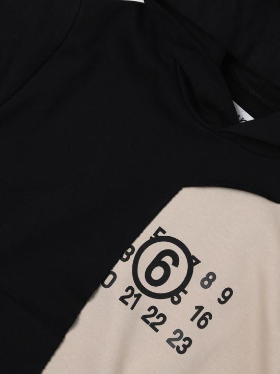 24FW [키즈] MM6 메종마르지엘라 트레이닝 상의 M60679MM02X M6C27 Cream - MM6 MAISON MARGIELA