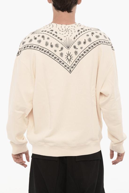  마르셀로 불론 긴팔 티셔츠 CMBA097F23FLE0086F10 Black White - MARCELO BURLON