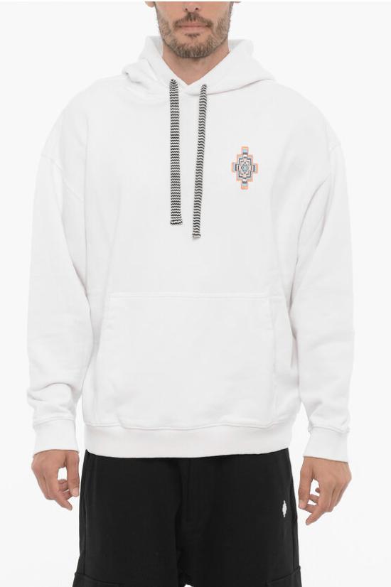  마르셀로 불론 후드 티셔츠 CMBB106F23FLE0030133 White