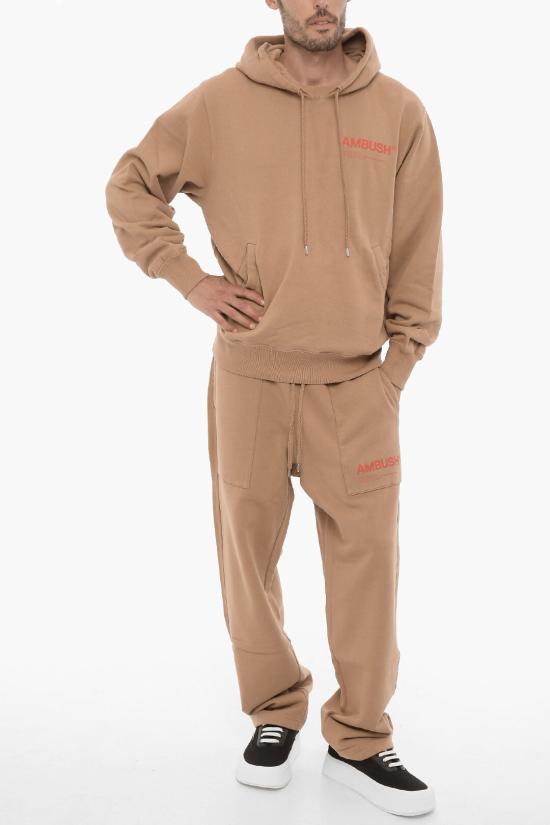  엠부시 후드 티셔츠 BMBB012F21FLE0016225 Brown - AMBUSH