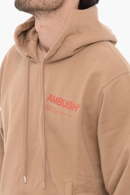  엠부시 후드 티셔츠 BMBB012F21FLE0016225 Brown - AMBUSH