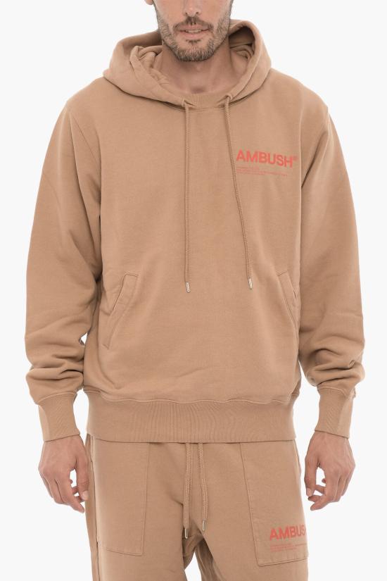  엠부시 후드 티셔츠 BMBB012F21FLE0016225 Brown