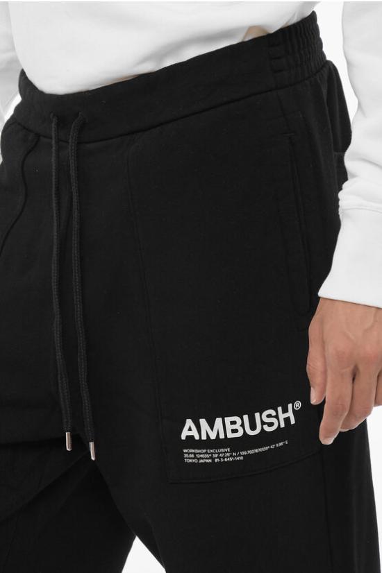  엠부시 트레이닝/조거 팬츠 BMCH003F21FLE0011001 Black - AMBUSH