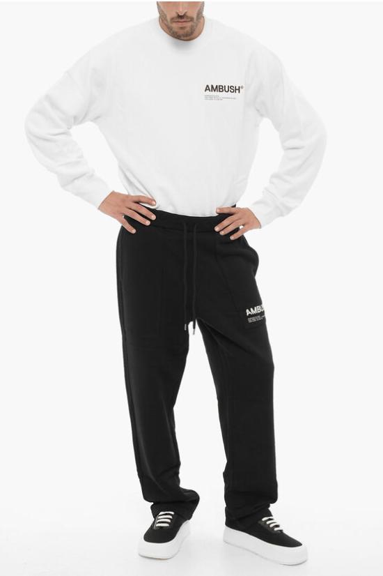  엠부시 트레이닝/조거 팬츠 BMCH003F21FLE0011001 Black - AMBUSH
