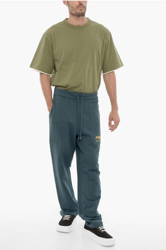  엠부시 트레이닝/조거 팬츠 BMCH003F21FLE0014818 Blue - AMBUSH