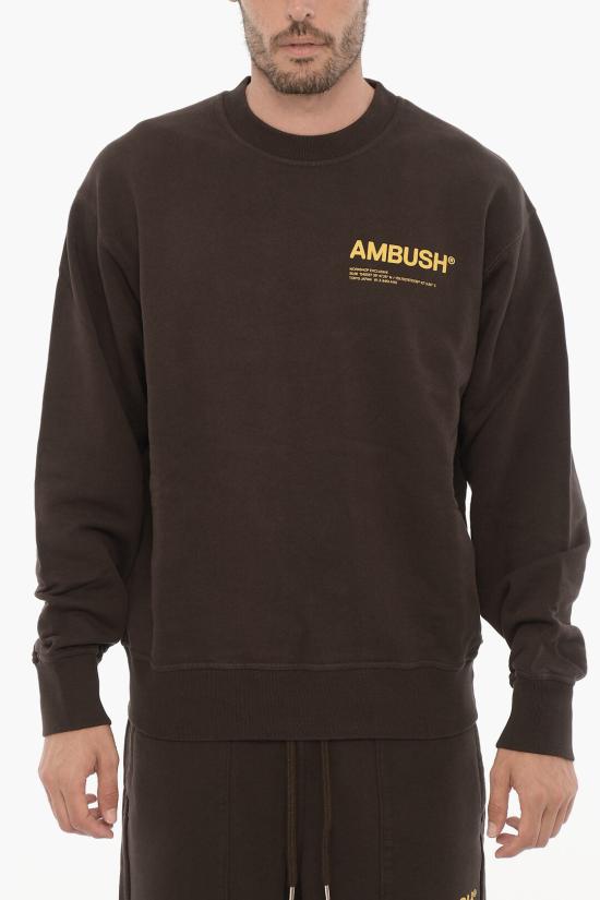  엠부시 긴팔 티셔츠 BMBA021F21FLE0016418 Brown