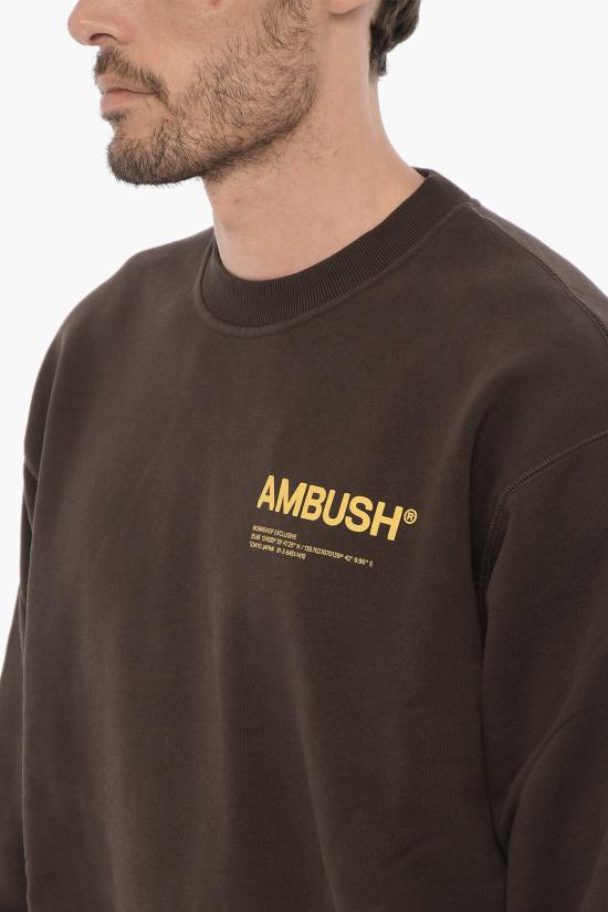  엠부시 긴팔 티셔츠 BMBA021F21FLE0016418 Brown - AMBUSH