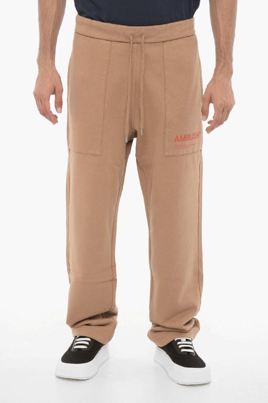  엠부시 트레이닝/조거 팬츠 BMCH003F21FLE0016225 Brown