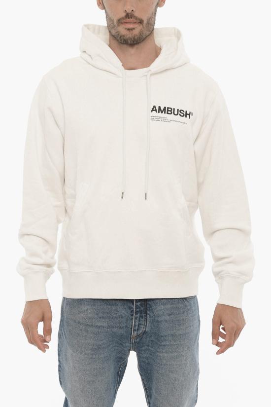  엠부시 후드 티셔츠 BMBB012F21FLE0010309 White