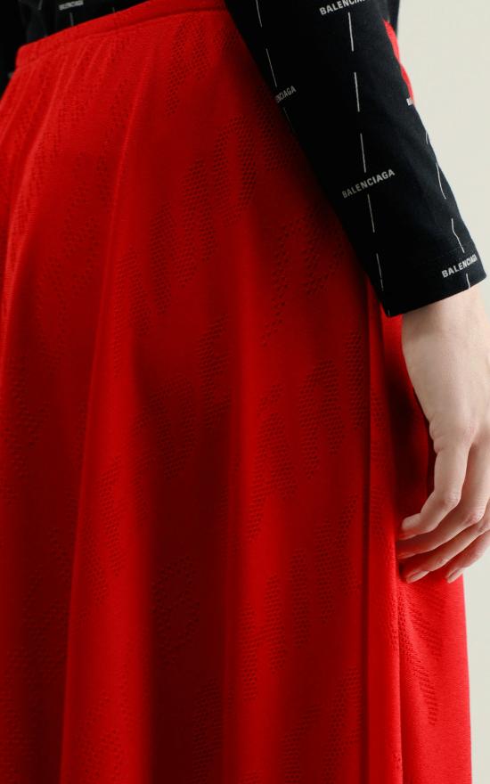  발렌시아가 롱 스커트 647644 TJV32 6361 - BALENCIAGA