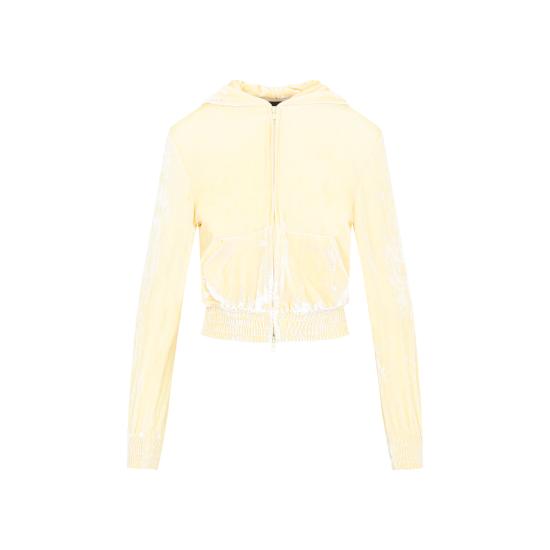  발렌시아가 후드 티셔츠 753474 TOVO3 9020 CREAM - BALENCIAGA