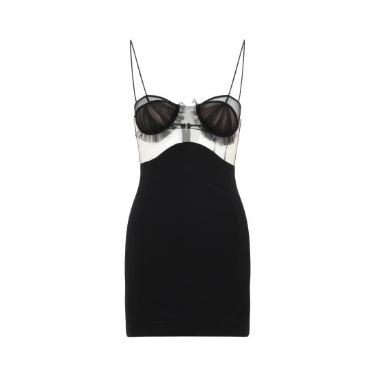  넨시 도자카 숏 원피스 NDAW23DR152 BLACK - NENSI DOJAKA