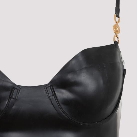  베르사체 미디 원피스 1005491 1A02569 1B000 BLACK - VERSACE