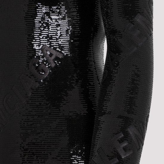  발렌시아가 숏 원피스 725104 TMR68 1102 BLACK BLACK MAT - BALENCIAGA