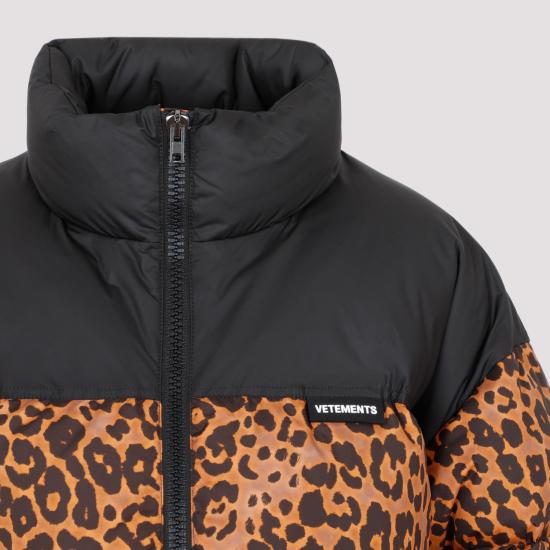  베트멍 패딩 UE54JA120L LEOPARD - VETEMENTS