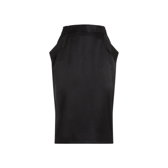  생로랑 미디 스커트 767245 Y6H40 1000 NOIR - SAINT LAURENT