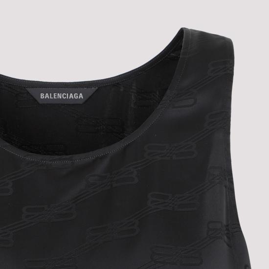  발렌시아가 민소매 티셔츠 746254 TMO68 1000 BLACK - BALENCIAGA