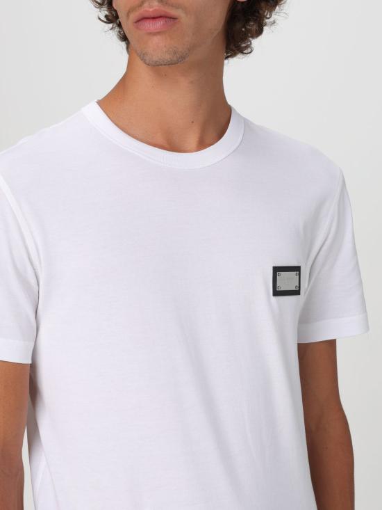 25FW 돌체앤가바나 반팔 티셔츠 G8PT1TG7F2I W0800 White - DOLCE & GABBANA