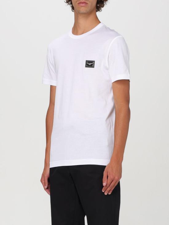 25FW 돌체앤가바나 반팔 티셔츠 G8PT1TG7F2I W0800 White - DOLCE & GABBANA