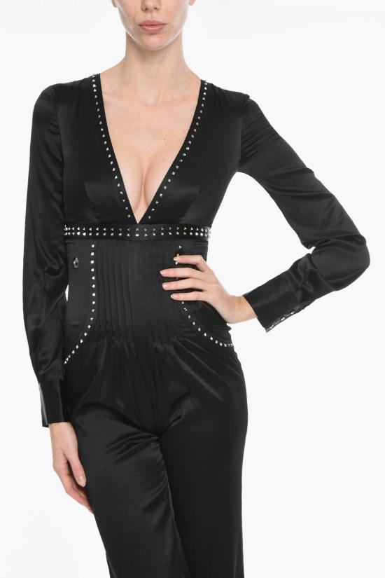  필립 플레인 점프수트 F18C WRG0820 PTE104N 02 Black - PHILIPP PLEIN