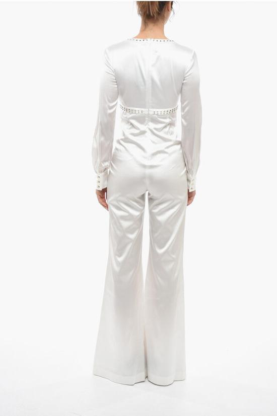  필립 플레인 점프수트 F18C WRG0820 PTE104N 01 White - PHILIPP PLEIN