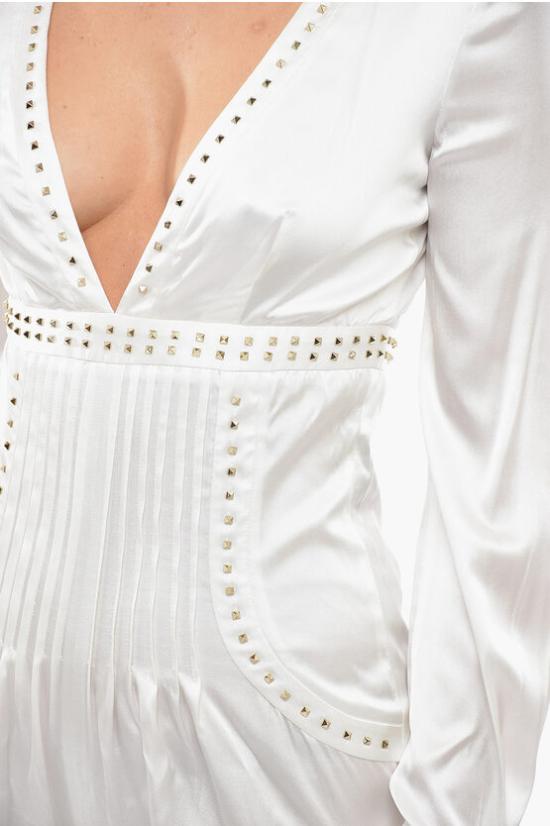  필립 플레인 점프수트 F18C WRG0820 PTE104N 01 White - PHILIPP PLEIN