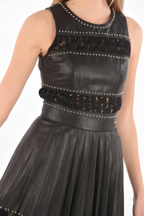  필립 플레인 미디 원피스 S19C WLG0022 PLE002N 02 Black - PHILIPP PLEIN