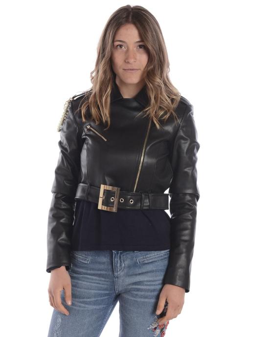  리우조 가죽 자켓 I18073E0225NERO 22222 Black