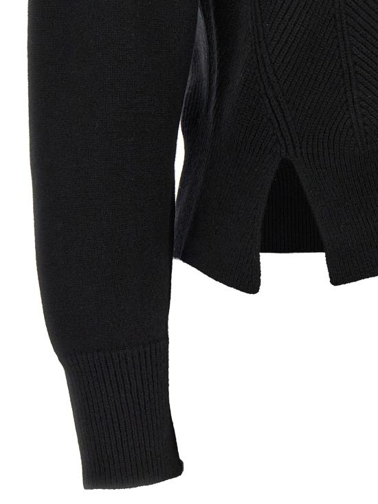 24FW 알렉산더 맥퀸 스웨터 798349Q1BAP1000 Black - ALEXANDER MCQUEEN