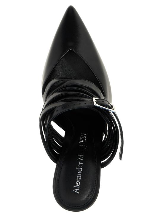 25FW 알렉산더 맥퀸 힐/펌프스 797598WIFD71037 Black - ALEXANDER MCQUEEN