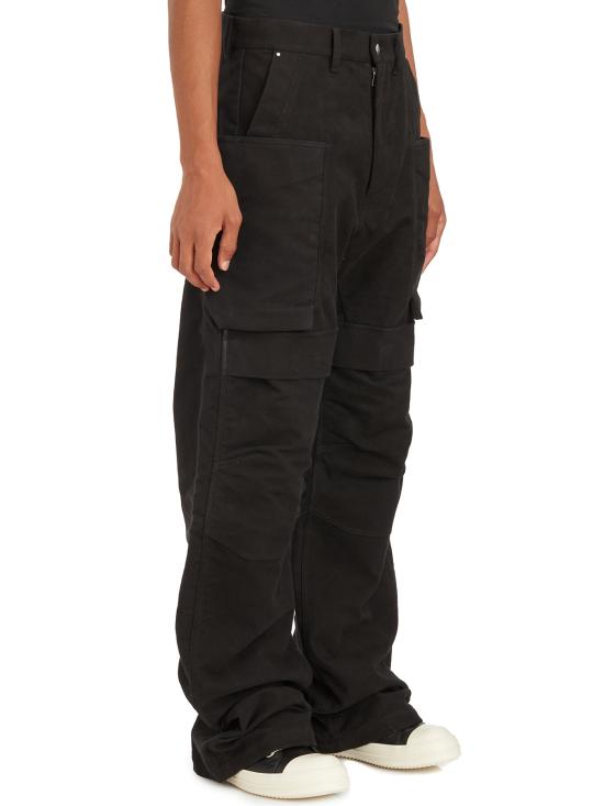 25FW 릭 오웬스 카고 팬츠 IRU02D6346TE09 Black - RICK OWENS