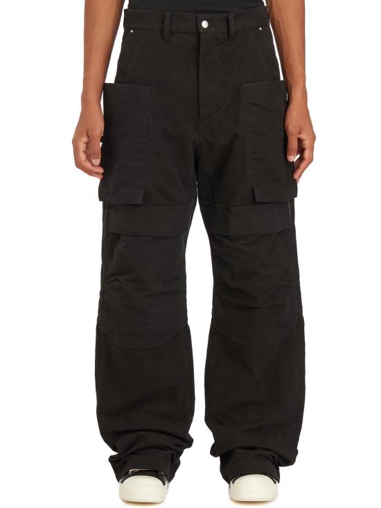 25FW 릭 오웬스 카고 팬츠 IRU02D6346TE09 Black - RICK OWENS