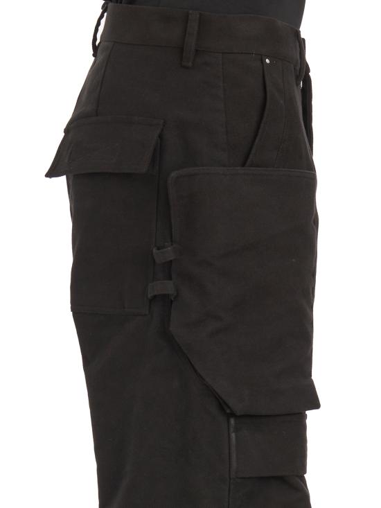 25FW 릭 오웬스 카고 팬츠 IRU02D6346TE09 Black - RICK OWENS