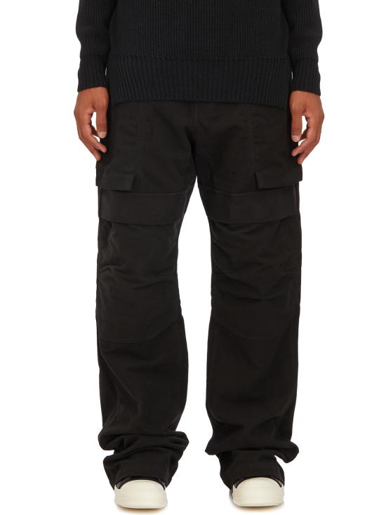 25FW 릭 오웬스 카고 팬츠 IRU02D6346TE09 Black