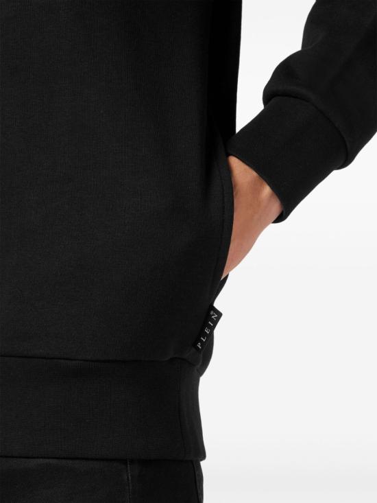  필립 플레인 후드 티셔츠 MJB3356PJY002N 02 BLACK - PHILIPP PLEIN