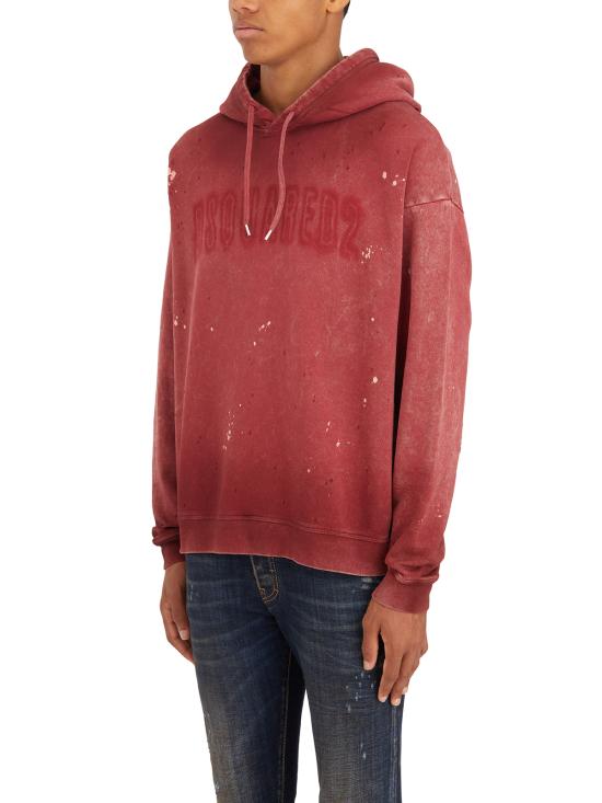  디스퀘어드2 후드 티셔츠 IS74GU0818S25030305 Red - DSQUARED2