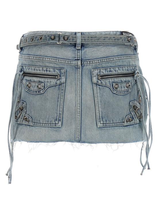  발렌시아가 데님 스커트 764534TDW144016 - BALENCIAGA