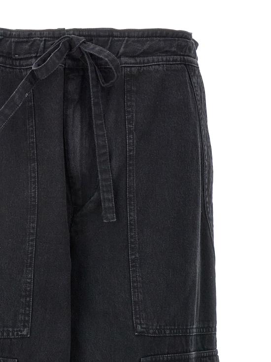  이자벨마랑에뚜왈 스트레이트 팬츠 24PPA0278FAB1H04E01BK - ISABEL MARANT ETOILE