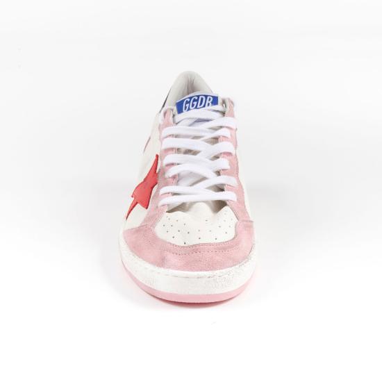  골든구스 스니커즈 슈퍼스타 로우탑  핑크 - GOLDEN GOOSE