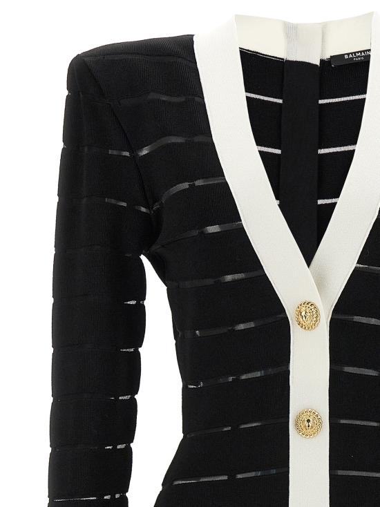 24FW 발망 숏 원피스 DF1R8053KG59EAB - BALMAIN