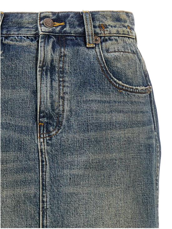 24FW 알13 데님 스커트 R13WD102D213ABARTERINDIGO - R13