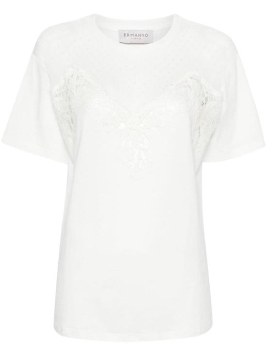  에르마노 피렌제 반팔 티셔츠 D44EL049EG2MF249 00249 OFF WHITE