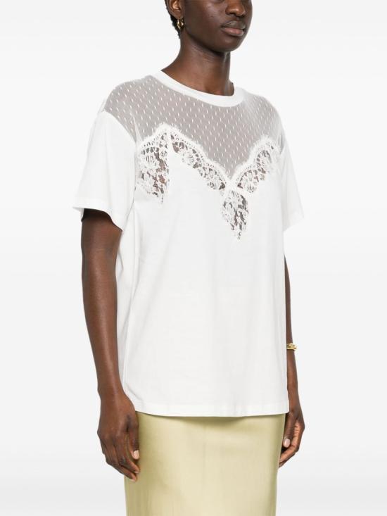  에르마노 피렌제 반팔 티셔츠 D44EL049EG2MF249 00249 OFF WHITE - ERMANNO FIRENZE