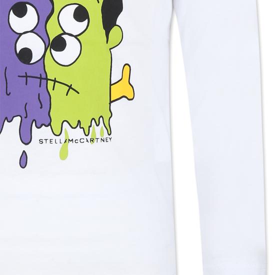 24FW [키즈] 스텔라 맥카트니 티셔츠 TV8P30 Z0434 100 WHITE - STELLA MCCARTNEY
