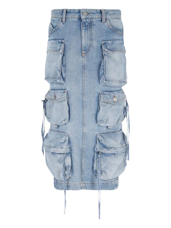  디 아티코 데님 스커트 241WCS189 D073 024