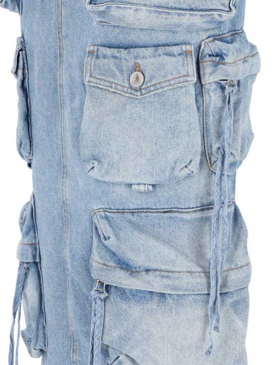  디 아티코 데님 스커트 241WCS189 D073 024 - THE ATTICO