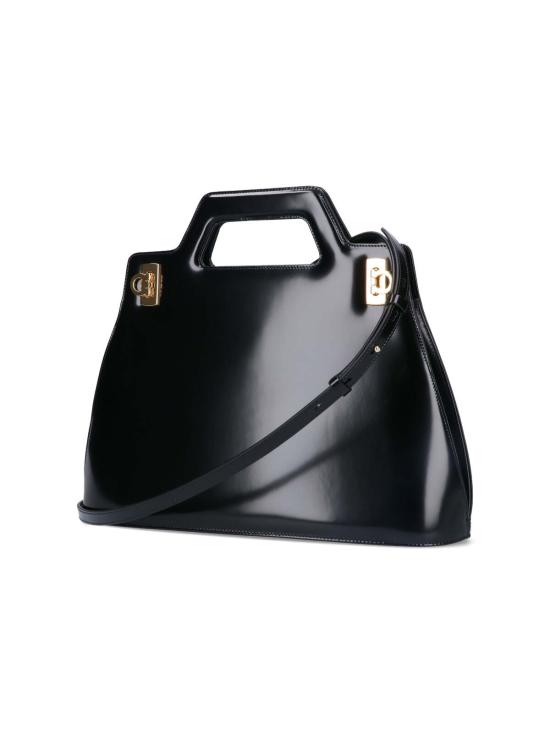  살바토레 페라가모 토트백 761287 001 Black - SALVATORE FERRAGAMO