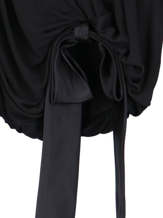  생로랑 숏 원피스 744258 Y6H33 1000 - SAINT LAURENT