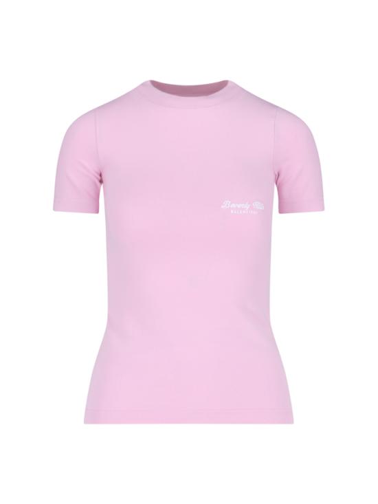 24FW 발렌시아가 반팔 티셔츠 768075 TQVS5 5708 Pink